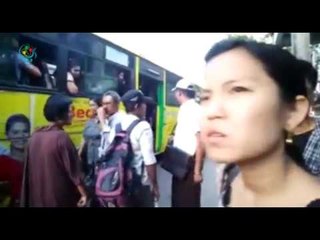 DVB - YBS ေျပးဆြဲမႈ ပထမေန႔ ရုံးဆင္းခ်ိန္ ရန္ကုန္ၿမဳိ႔လယ္ ျမင္ကြင္းမ်ား