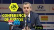 Conférence de presse Olympique Lyonnais - Olympique de Marseille (3-1) : Bruno GENESIO (OL) - Rudi GARCIA (OM) - 2016-17