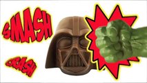 #Hulk Smashing Star Wars Darth Vader Chocolate Surprise With Minions Super Heroes #Animation