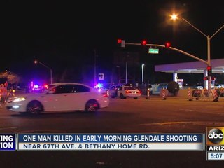 PD: 1 dead, 1 wounded after shooting in Glendale