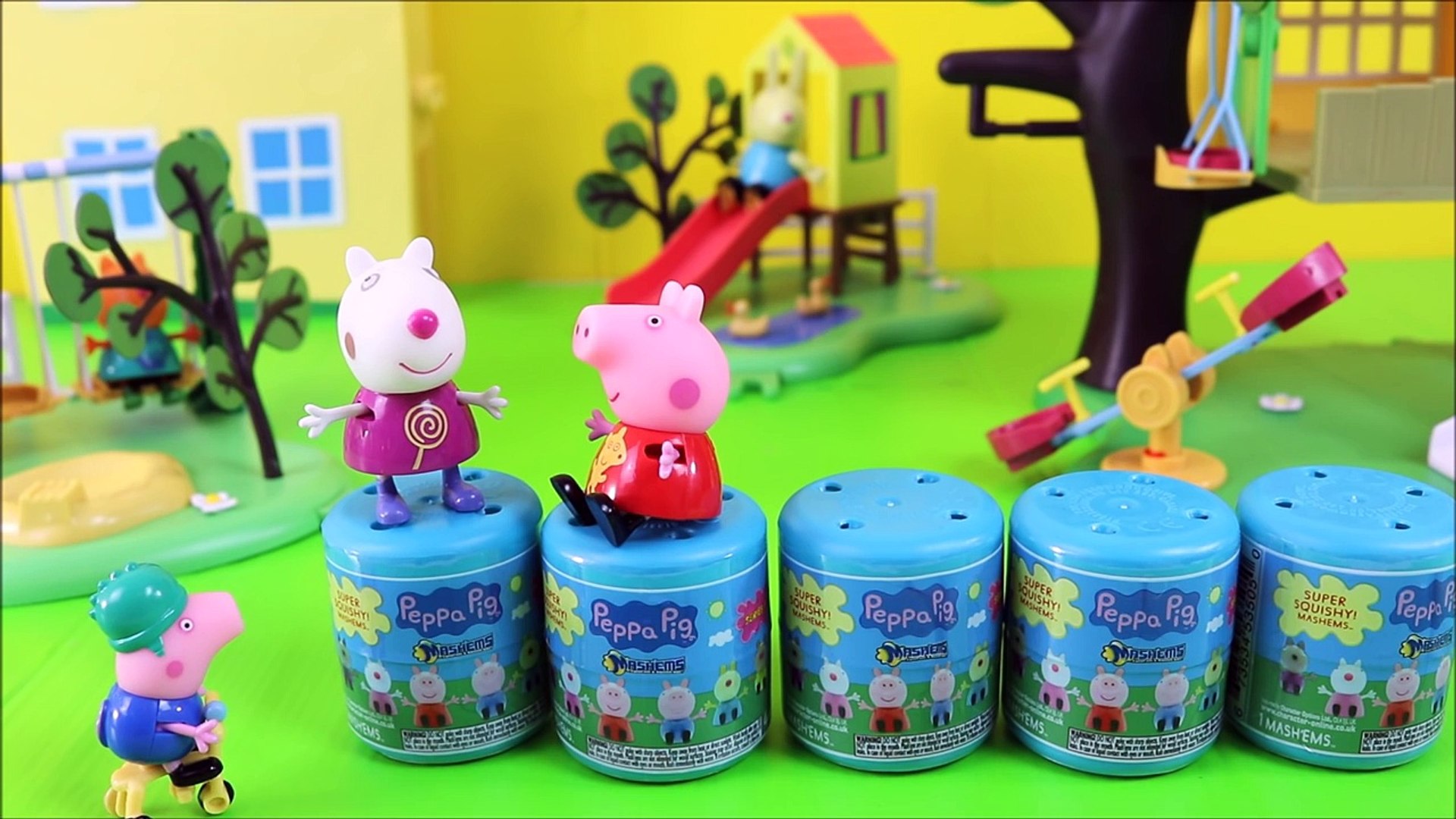 PEPPA PIG Mashems Toys! Squishy Nick Jr Peppa Pig Episode English Cartoon  Kids Fun Toys Surprises - Vidéo Dailymotion