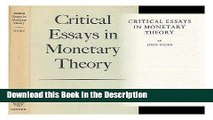 Download [PDF] Critical Essays in Monetary Theory Online Ebook
