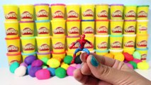 Play Doh Surprise Eggs Peppa Pig Frozen Mickey Mouse Spiderman Minnie Masha Disney Huevos Sorpresa