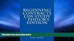 Audiobook  Beginning Contracts law Study - editor s edition Norma a Big Law books  For Full