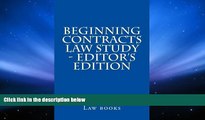 Audiobook  Beginning Contracts law Study - editor s edition Norma a Big Law books  For Full