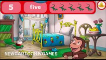 Curious George Full Episode English Cartoon Games – Monkey Faces – Ribbit – Hide & Seek – Hat Grab