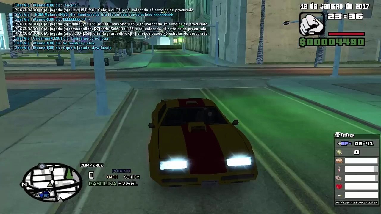GTA SA - PIRUETA COM O CARRO KK - SA-MP CVR HD PT-BR