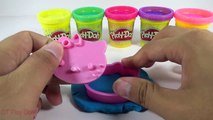 Play Dough And Learn Colours with Hello Kitty, Pooh, Doreamon, Mickey Molds Fun & Creative for Kids