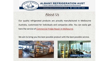 Albany Refrigeration: Commercial Fridge Repair in Melbourne
