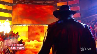 The Undertaker and Kane stand together, moments after SmackDown LIVE- Nov. 15, 2016