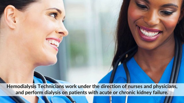 Hemodialysis Technician Program from Dialysis 4 Career School