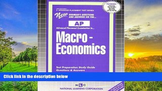 Read Book MACROECONOMICS (Advanced Placement Test Series) (Passbooks) (ADVANCED PLACEMENT TEST