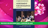 PDF  Assessment for Excellence: The Philosophy and Practice of Assessment and Evaluation in Higher