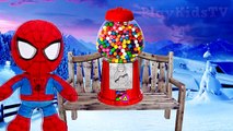 Spiderman Burning by Vampire Toilet - Frozen Elsa & Superhero Funny Prank
