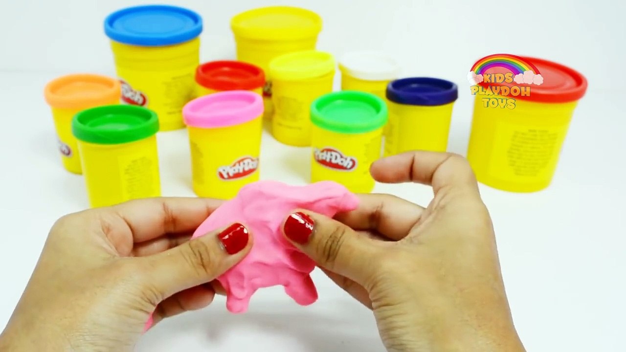 Jurassic Dinosaurs Play Doh Surprise Toy becoming Giant Dinosaur Claymation | Toys for kids