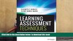 [PDF]  Learning Assessment Techniques: A Handbook for College Faculty Elizabeth F. Barkley Pre Order