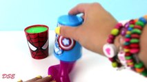 SLIME Toy Surprise Cups!!! MICKEY MOUSE Peppa Pig Marvel Iron Man Surprise Toys