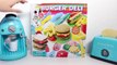 Burger Deli Set Dough Playset Make Your Own Hamburger Hot Dog French Fries Toy Food Play-Doh Food