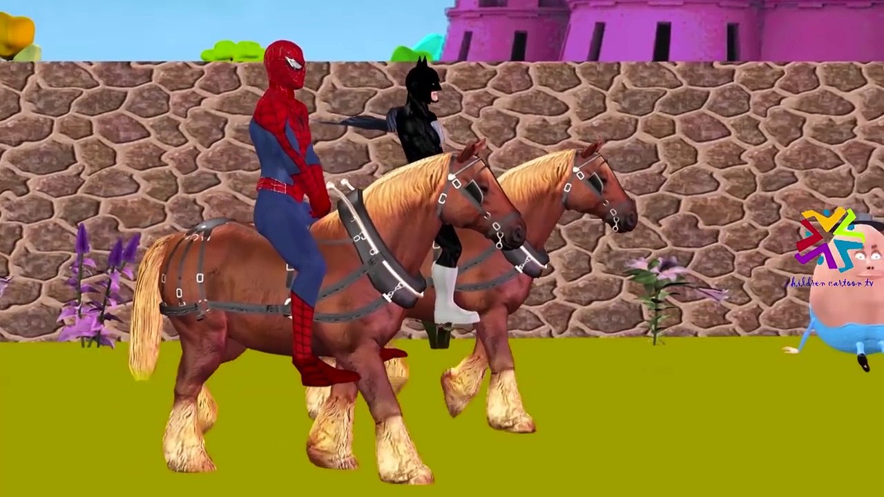 Batman Vs Hulk Cartoons For Kids Finger Family Nursery Rhymes | Humpty Dumpty Sat On A Wall Rhymes