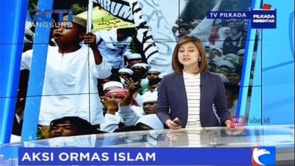 Massa Ormas Islam Longmarch Menuju Polda Metro