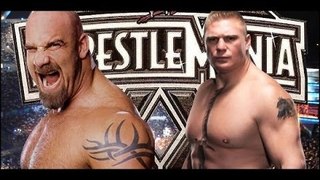 Brock Lesnar Vs Goldberg WWE Wrestlemania 20 FULL MATCH