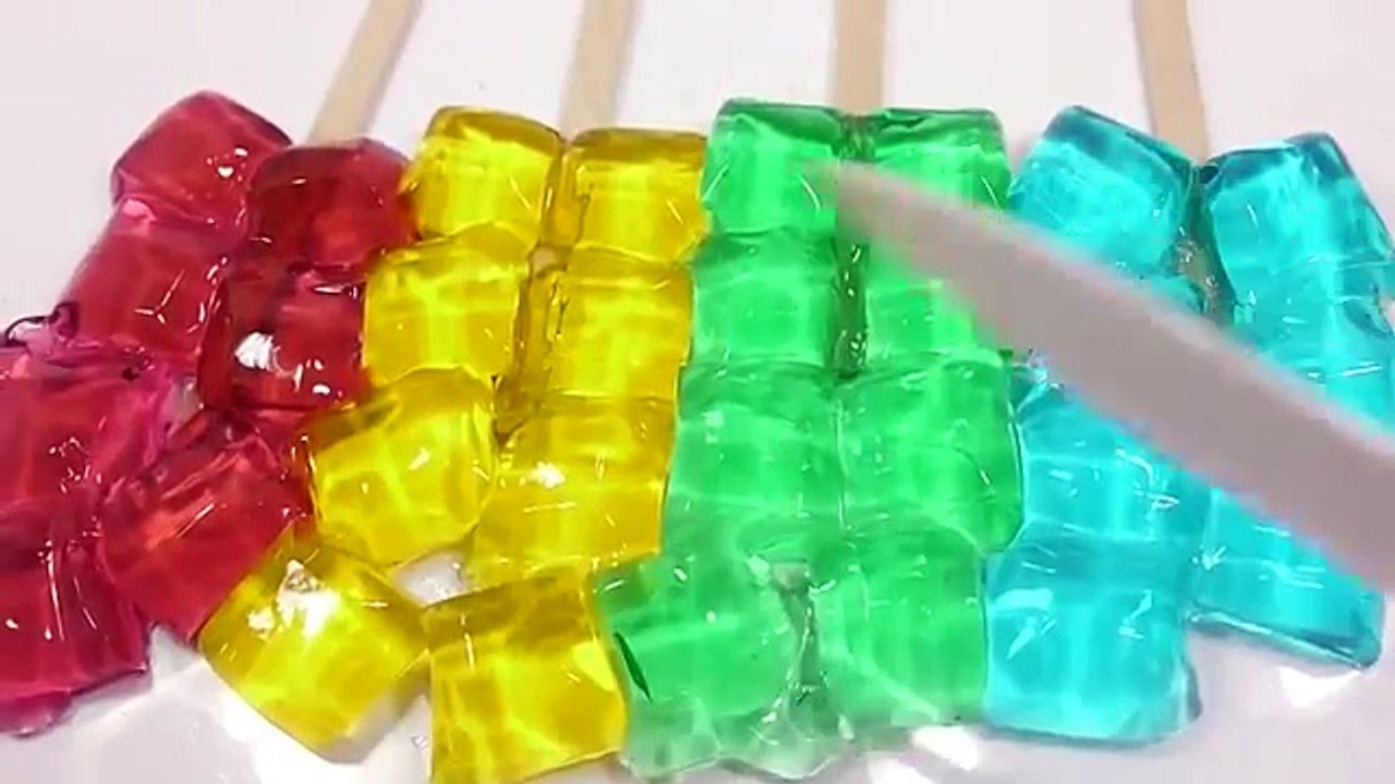 DIY How to Make Colors Soft Icecream Gummy Jelly Pudding Learn Colors Slime Toilet Poop