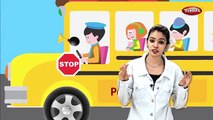 Wheels on the Bus Go Round and Round | Wheels on the Bus with Actions | Nursery Rhymes Action Songs