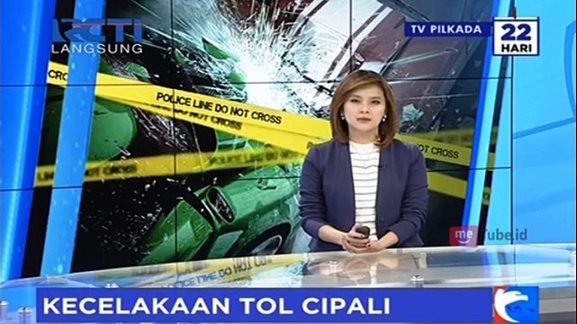 Bus Pariwisata Tabrak Truk di Tol Cipali, 15 Penumpang Luka-Luka