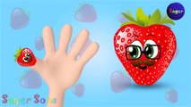 Finger Family - Strawberry Family Song - Nursery Rhymes for preschool kids by Sager Sons