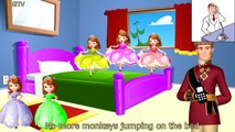 Five Little Monkeys Jumping on the Bed | 5 Little Monkeys Children Nursery Rhymes Kids Songs