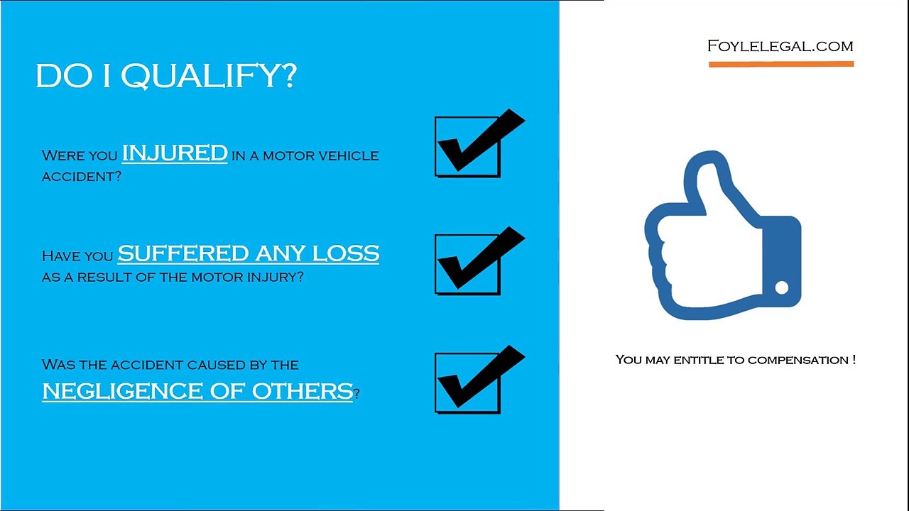 Motor Vehicle Accident Injury Claim Process and Entitlements