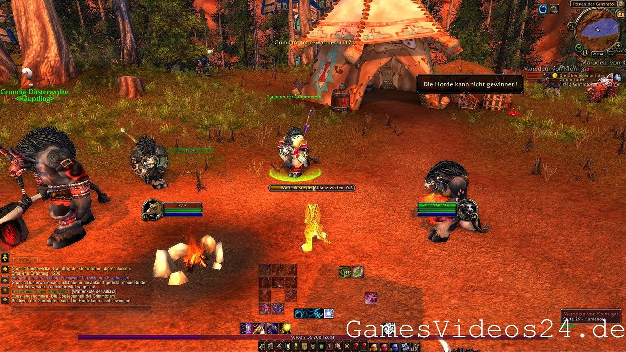 World of Warcraft Quest: Die Überlegenheit der Grimmtotem