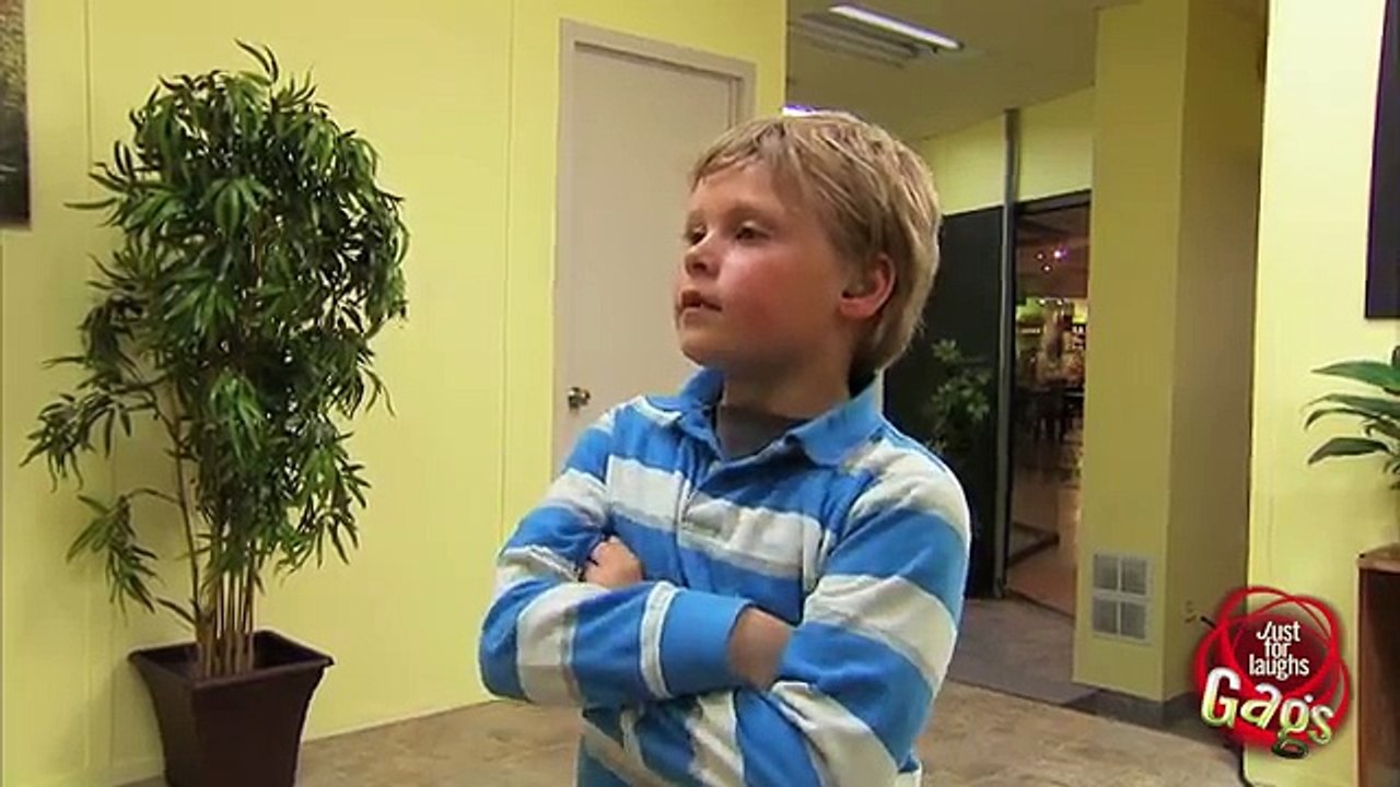 Kid Tricks Blind Man Prank