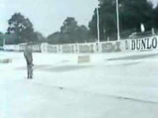 SYLVIE ET JOHNNY 1967 sur le circuit de Montlhery
