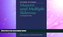 PDF  Masern und Multiple Sklerose: Eine serologische Analyse (German Edition) P.G. Höher Pre Order
