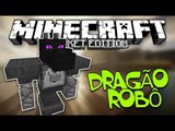 COMO FAZER UM DRAGÃO ROBÔ QUE FUNCIONA (Minecraft Pocket Edition)