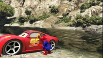 Spiderman saves McQueen! Lightning McQueen in Trouble! Cars Cartoon for Kids and Children