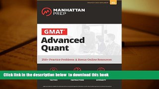 Read Online  GMAT Advanced Quant: 250+ Practice Problems   Bonus Online Resources (Manhattan Prep