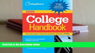 Download The College Board College Handbook 2008 Books Online