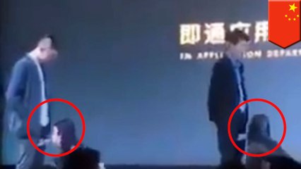 股間のペットボトルを口で…忘年会の余興映像が物議　中国