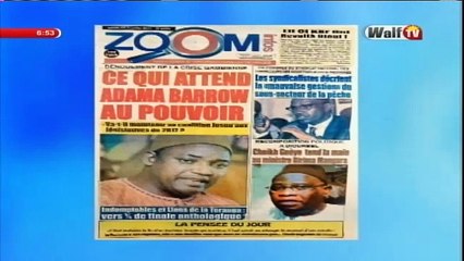 Revue de presse Walftv du 23 janvier 2017