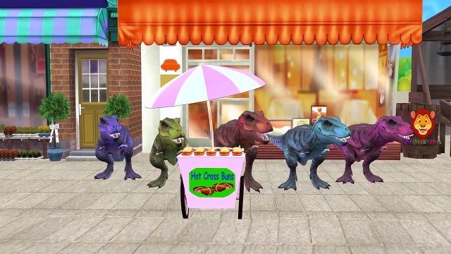 Finger Family Dinosaurs | Lion,Gorilla & Dinosaurs Banana Car Nursery Rhymes & Finger Family