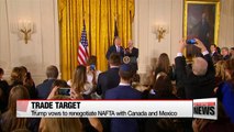 Trump vows to renegotiate NAFTA with Canada and Mexico