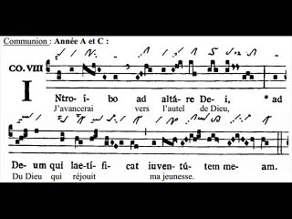 Communio Introibo ad altare, Dominica V TpA (5 TO)