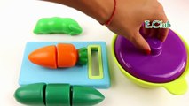 NENUCO Baby Doll Play Doh Velcro Toys Lunch like real Food Cooking set