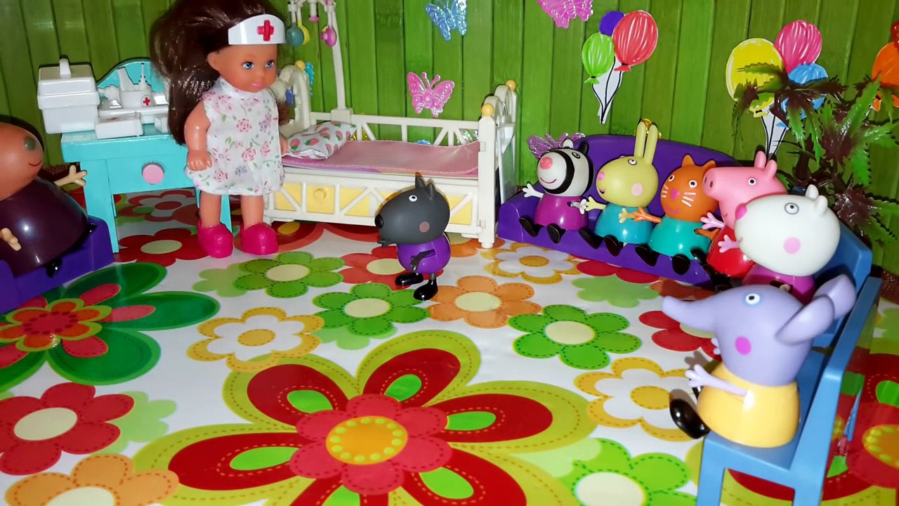 Свинка Пеппа идет к ДОКТОРУ.Peppa Pig Hospital. УКОЛ У ВРАЧА. Peppa Pig Krankenhaus ペッパピッグ病院