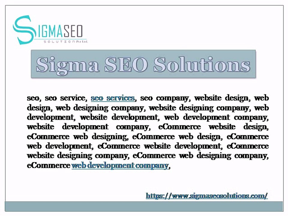 Web Design and Development Services