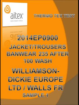 Рабочий костюм 'Энергия' испытание в открытом пламени...