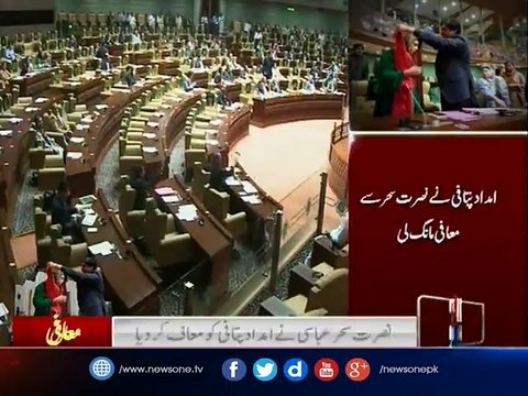 Imdad Pitafi apologizes from Nusrat Sahar Abbasi over indecent remarks