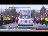 Más de un millon de fieles en misa del Papa